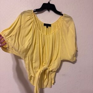 Karen Kane Sunny Yellow Blouse